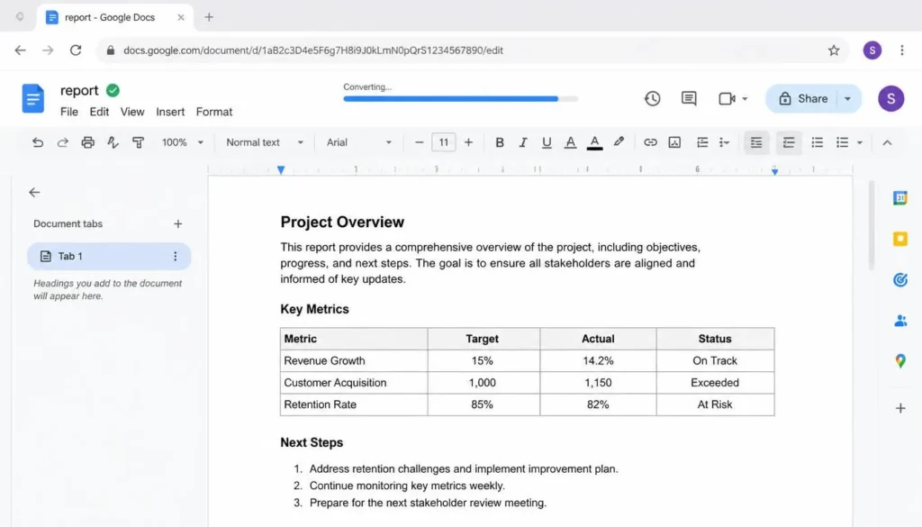 convert-pdf-to-word-google-docs-step-3-converted
